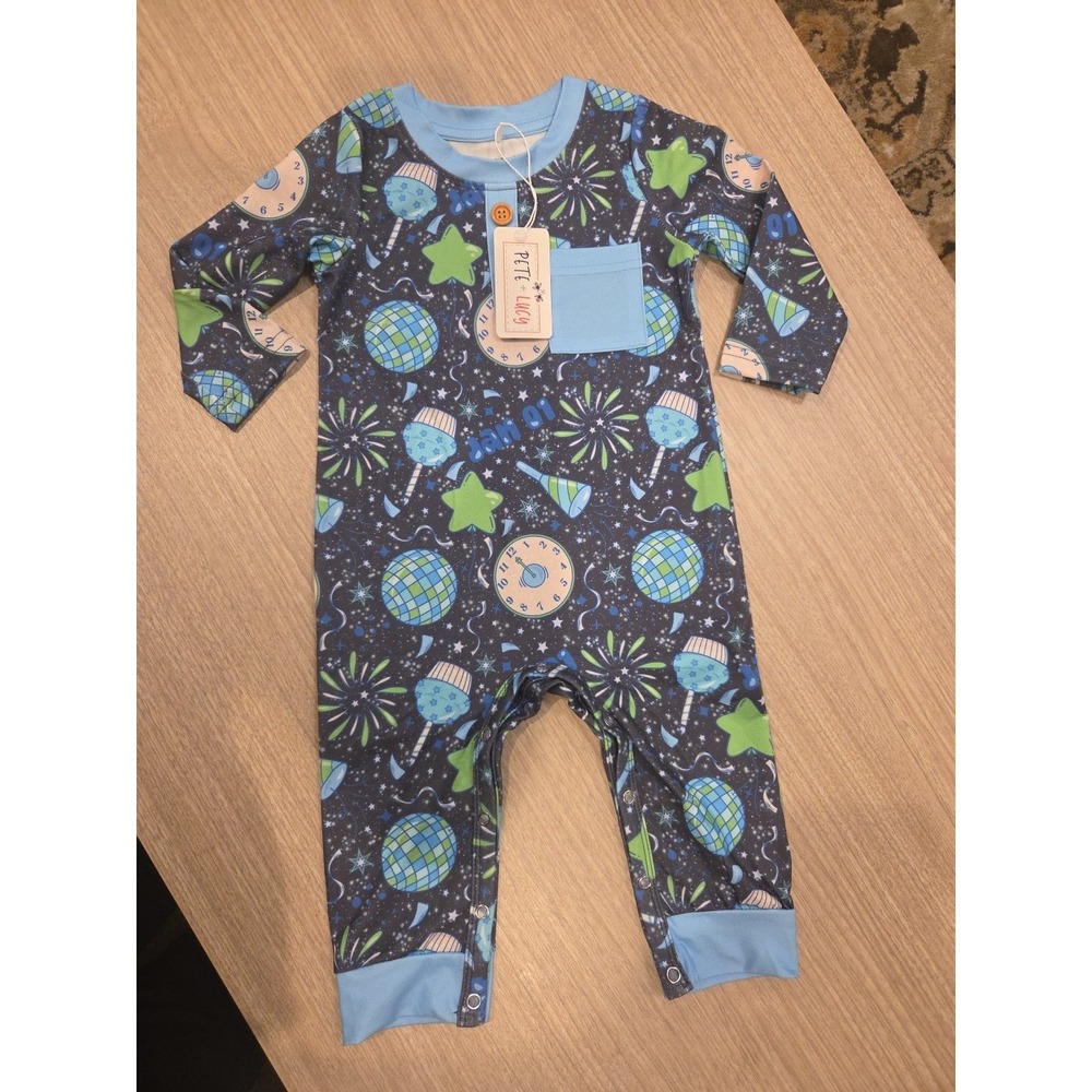 Pete‎ & Lucy Ball Drop Boys Romper Size 3-6m